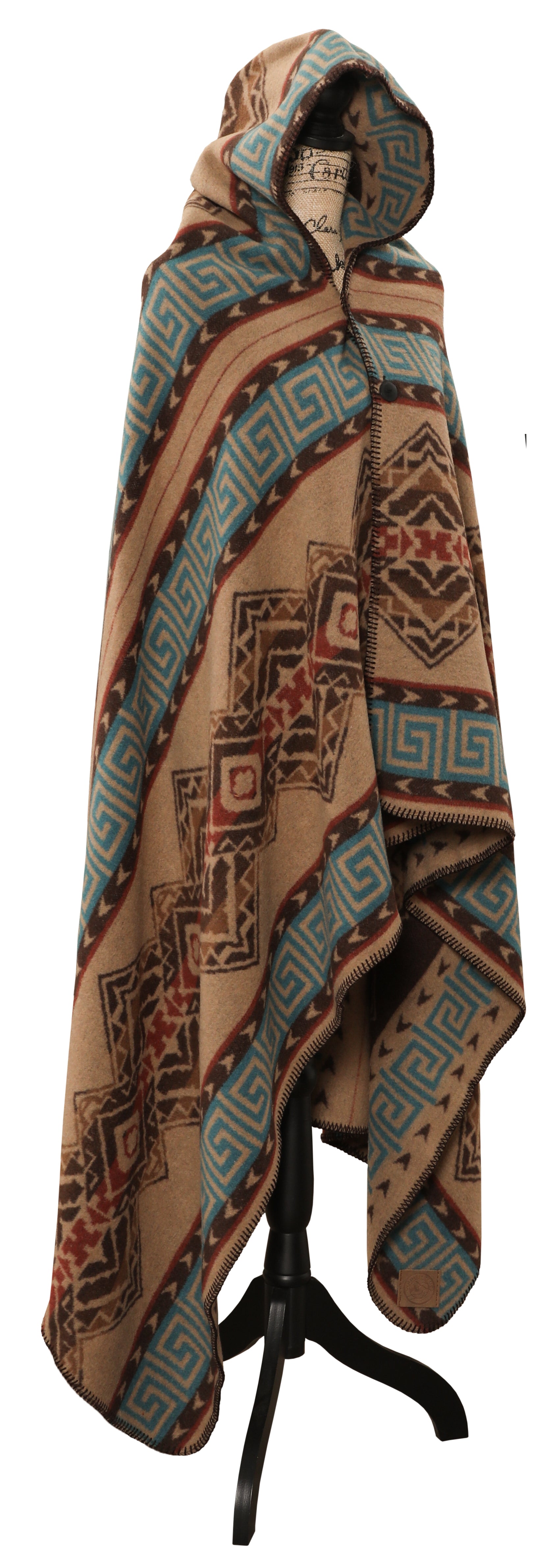 Bison Ridge III Hooded Throw – Great Blue Heron Furniture