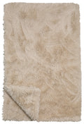 Yakety Sand Faux Fur Throw