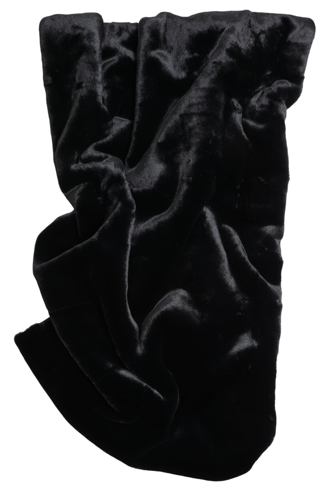 Black Bear Luxury Faux Fur Throw