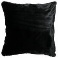 Black Bear Faux Fur Euro Sham - 26"x26"