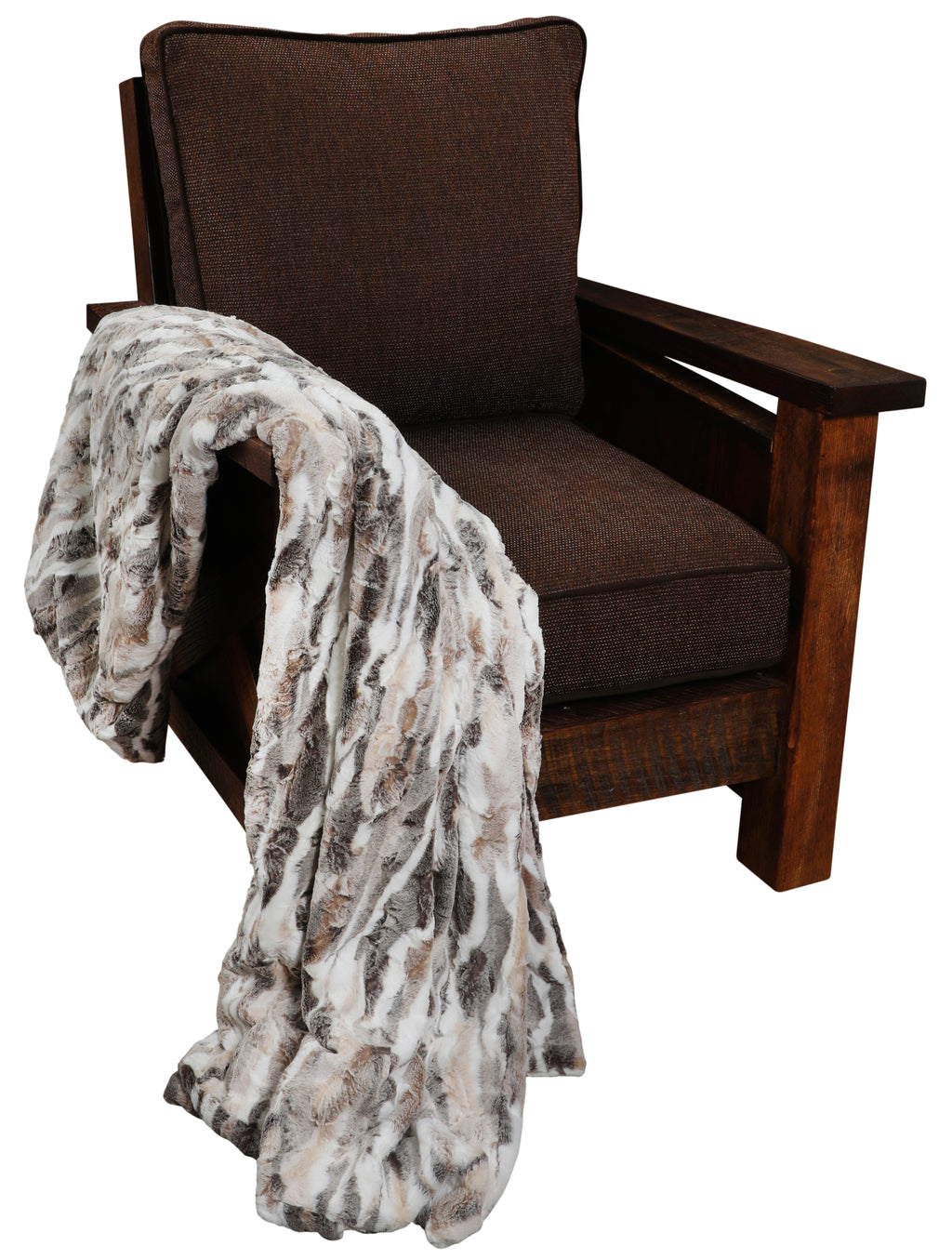 Himalayan Faux Fur Throw