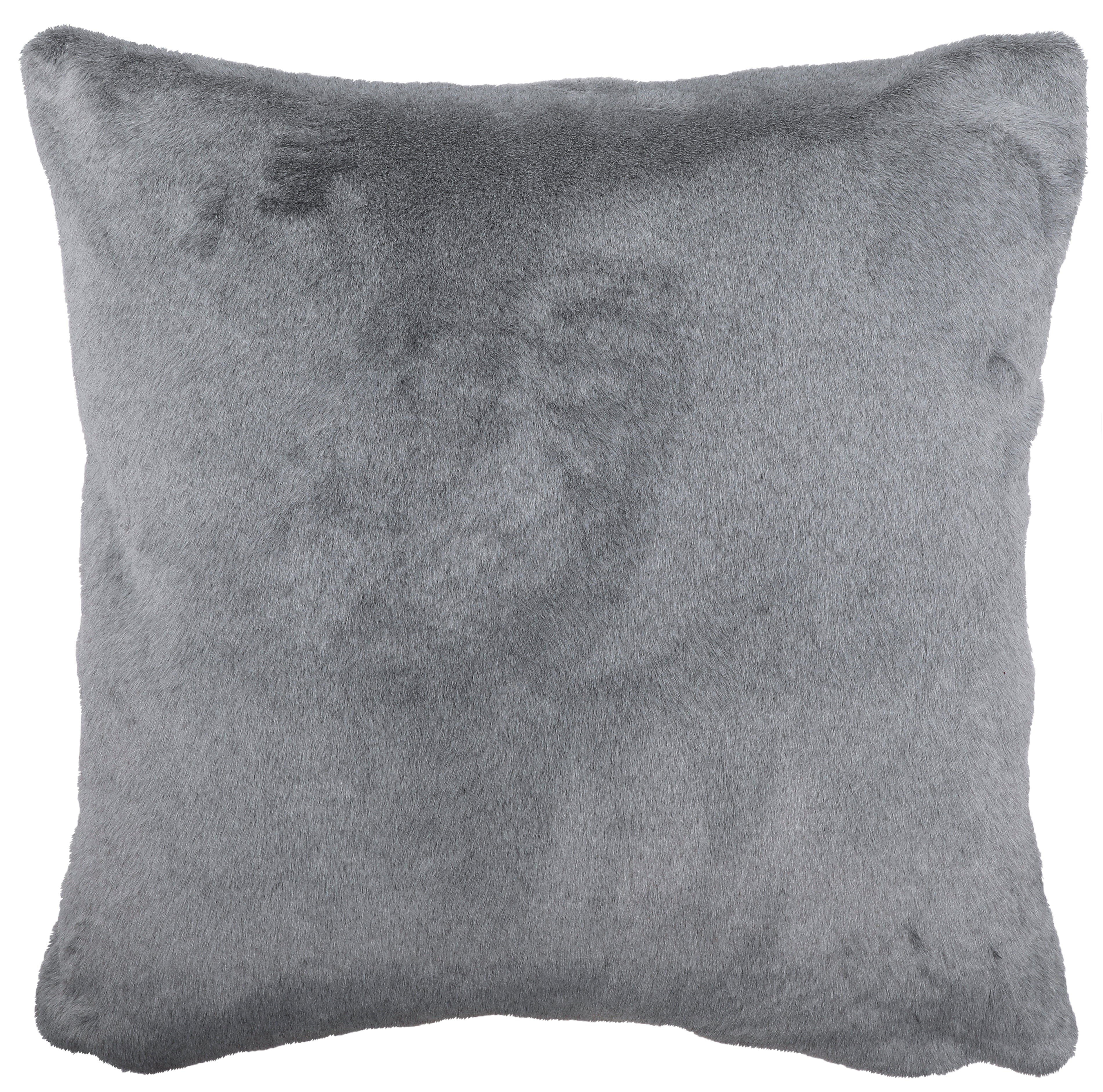 Cashmere Mica Faux Fur Euro Sham - 26"x26"