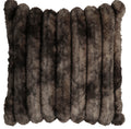 Channel Mocha Faux Fur Pillow - 18x18
