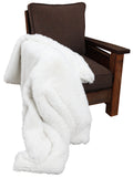 Yakety Natural Faux Fur Throw