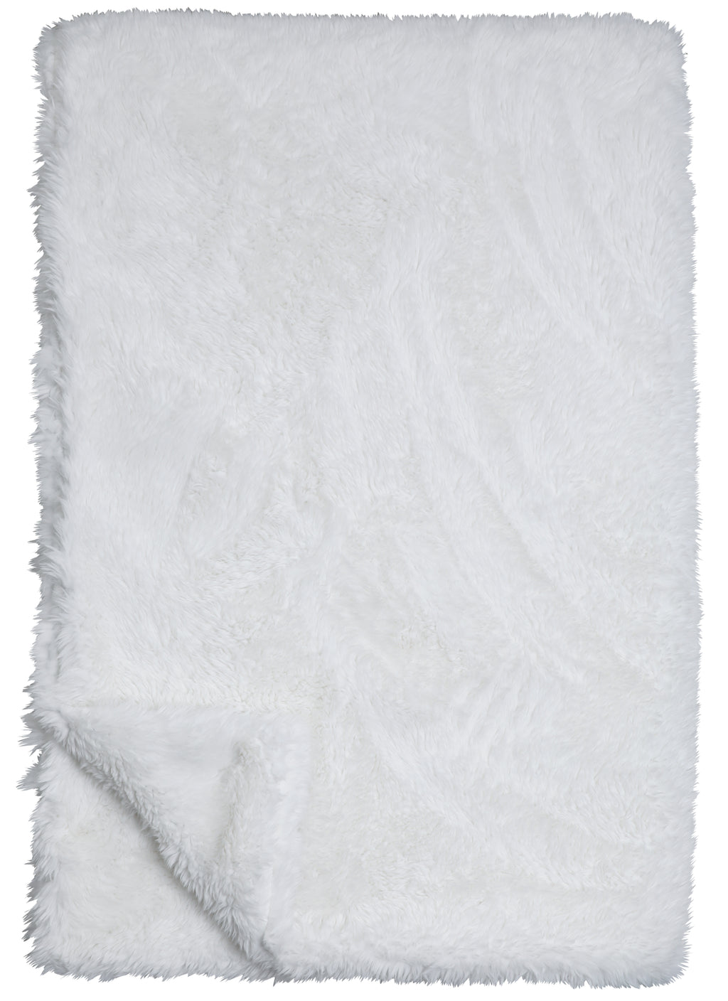 Yakety Natural Faux Fur Throw