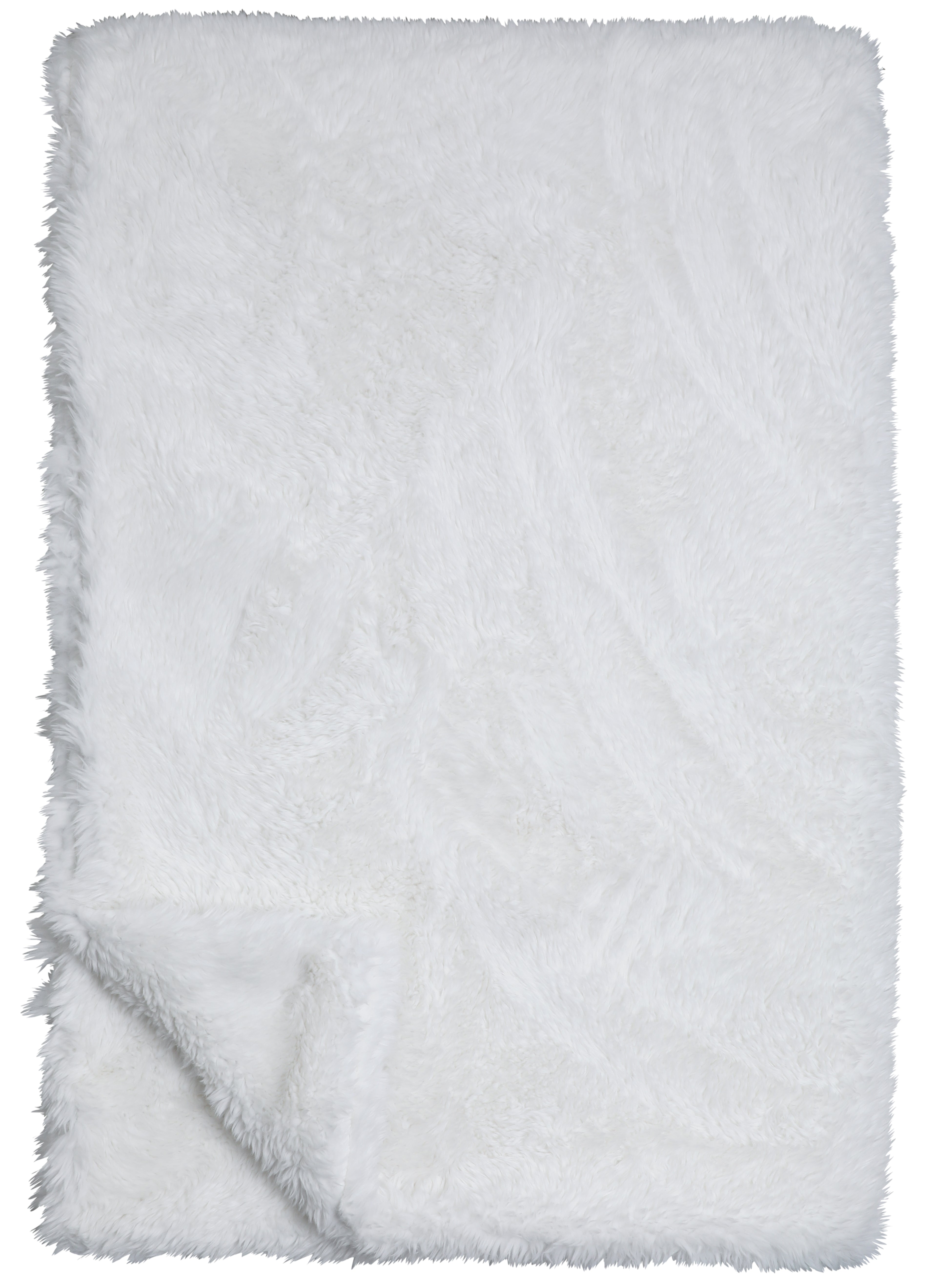 Yakety Natural Faux Fur Throw