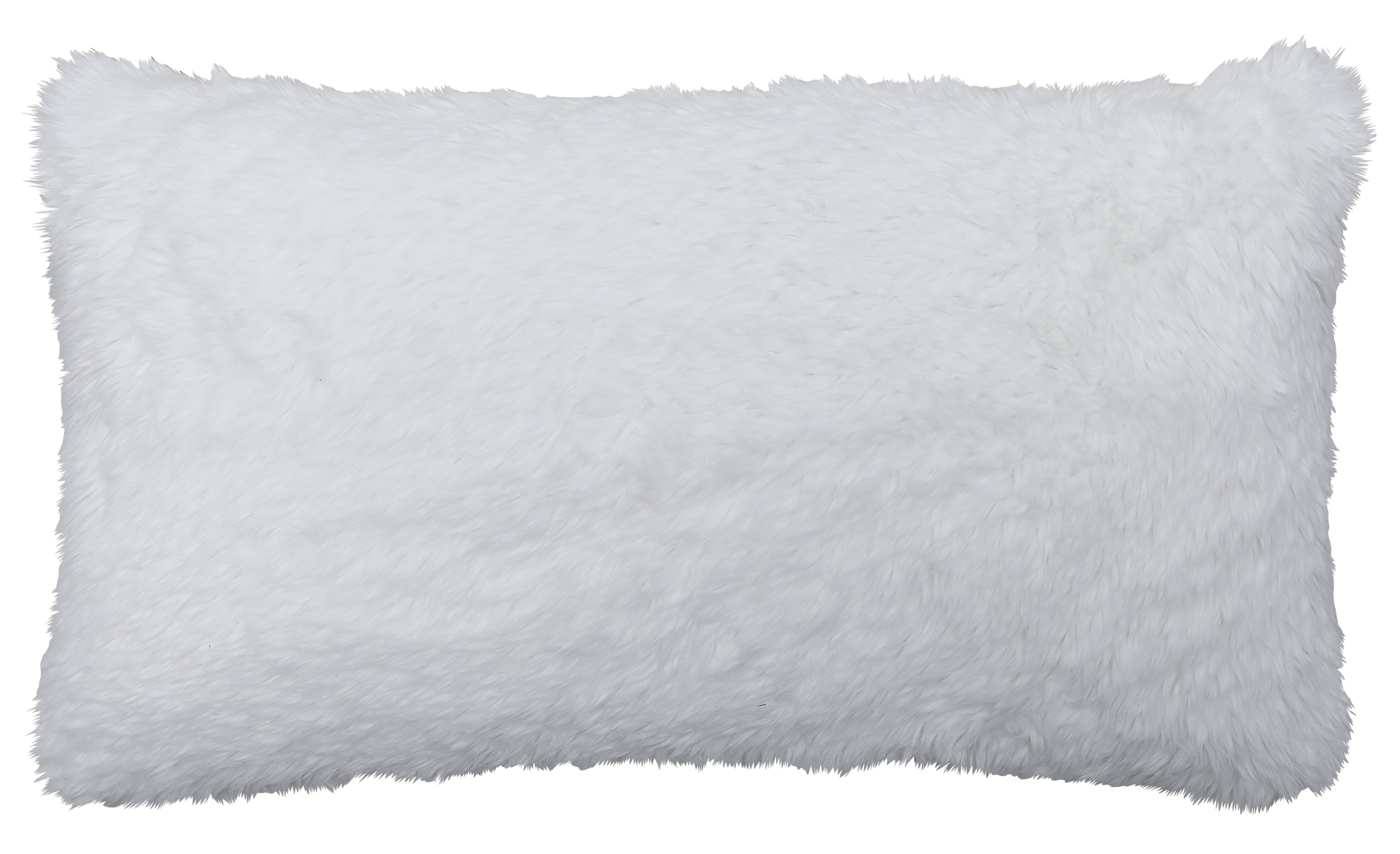 Yakety Natural Faux Fur Pillow - 14x26