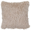 Emu Eggshell Faux Fur Pillow - 18x18