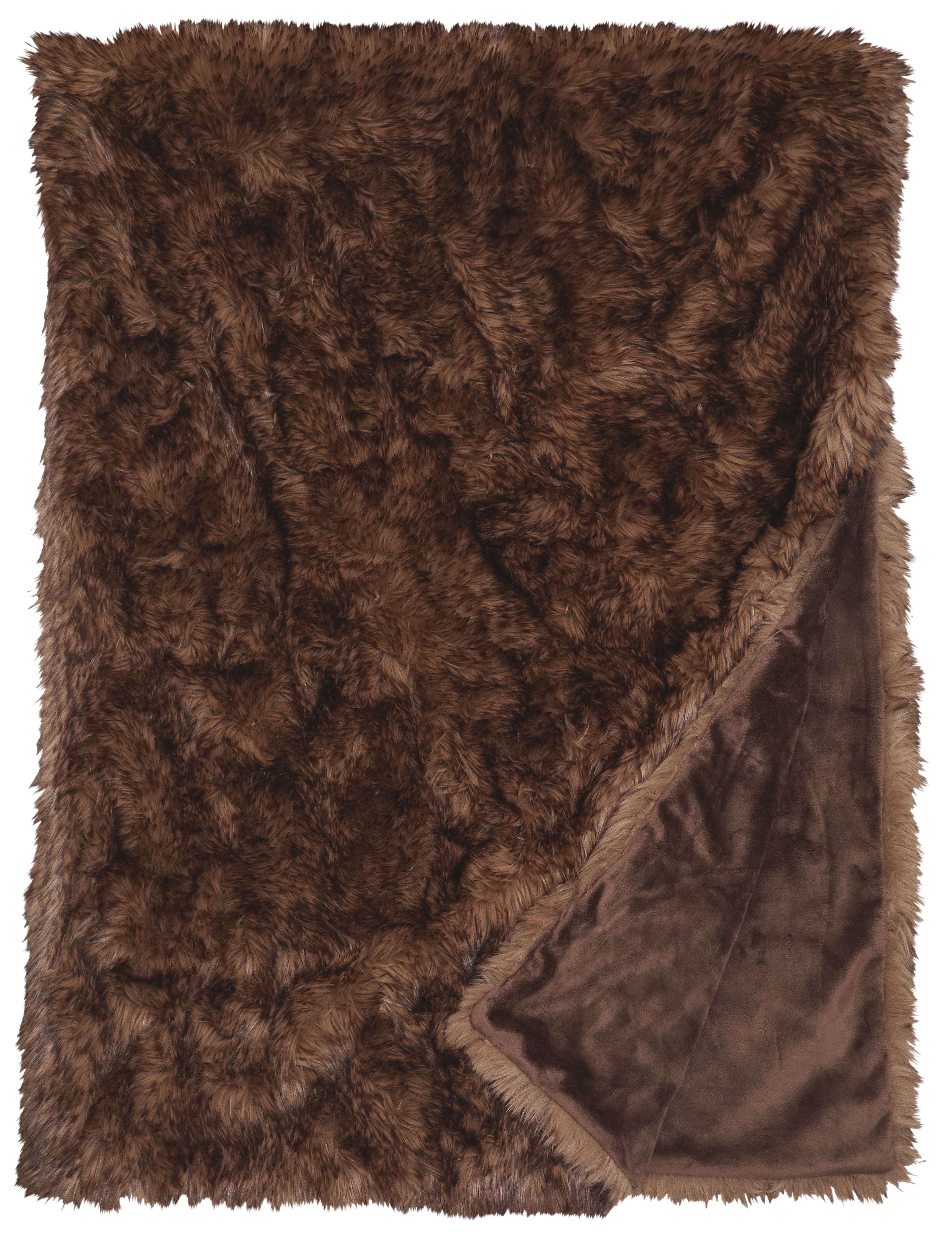 Cave Bear Luxury Faux Fur Throw