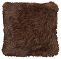 Cave Bear Luxury Faux Fur Pillow - 18x18