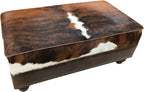 Cowhide Ottoman - 45" x 24"