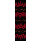 Image of an area rug, War Path 2 - Black