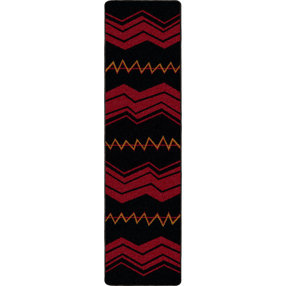 Image of an area rug, War Path 2 - Black