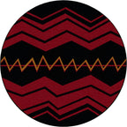 Image of an area rug, War Path 2 - Black