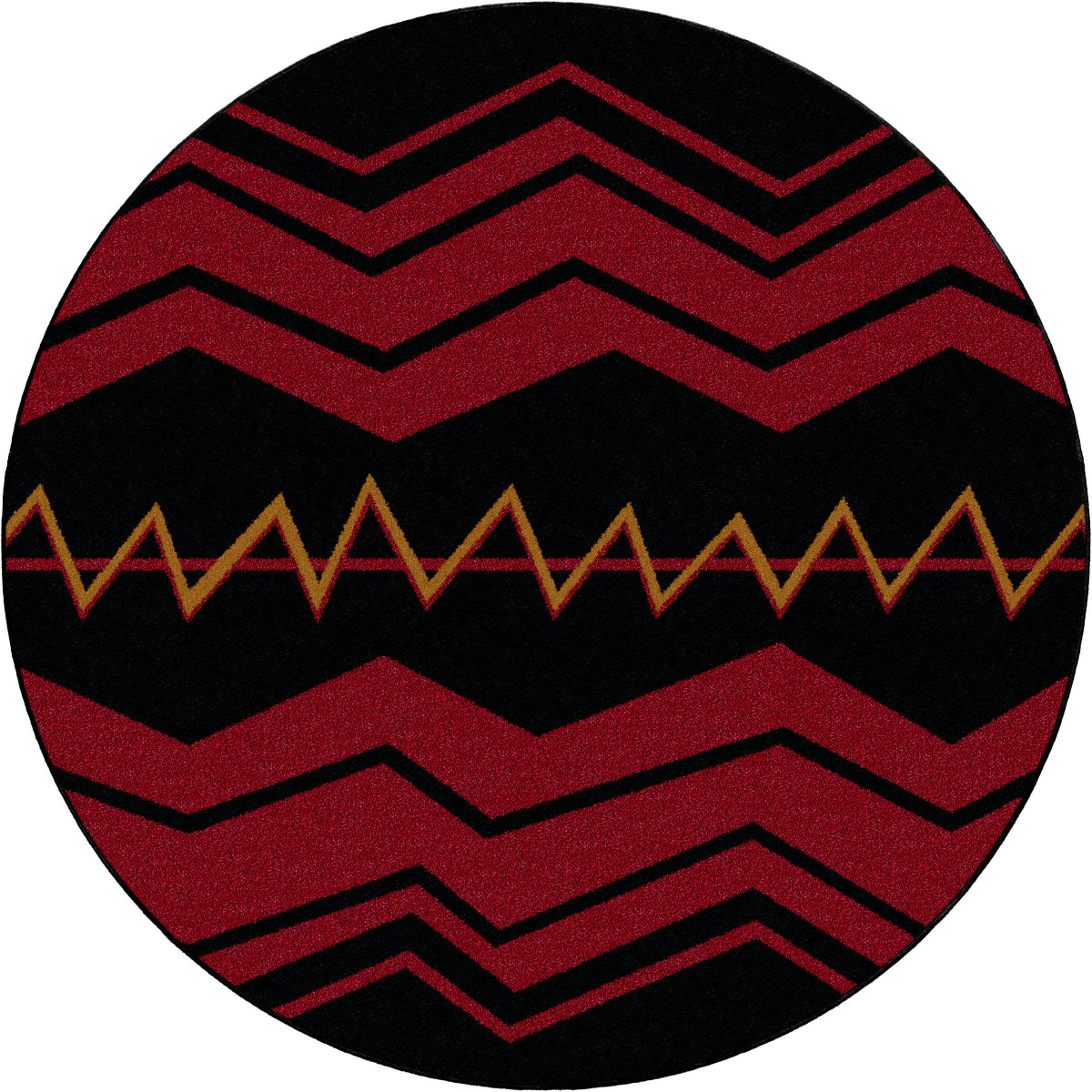Image of an area rug, War Path 2 - Black