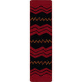 Image of an area rug, War Path - Red