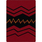 Image of an area rug, War Path - Red