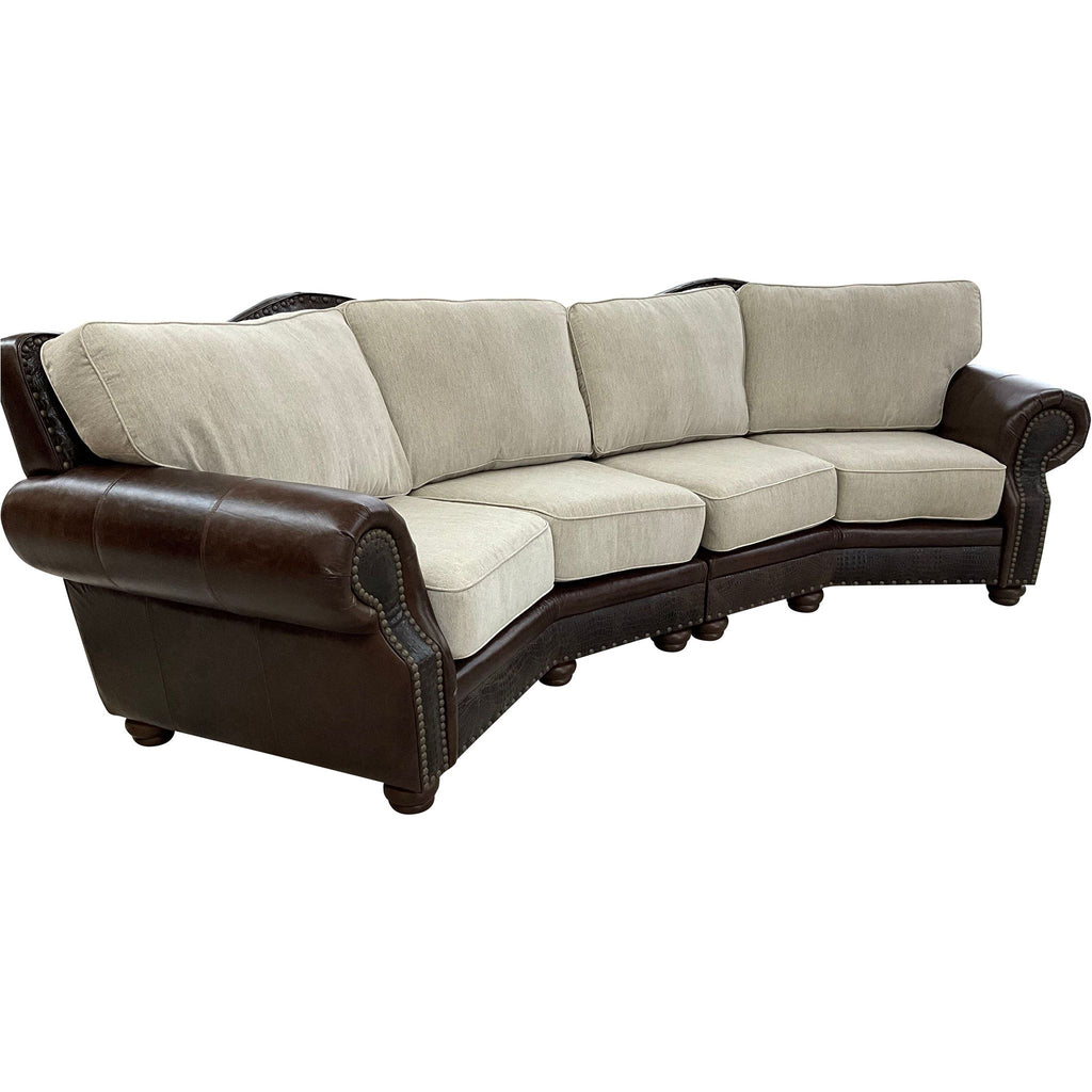 Sierra Elegante Curved Sectional Sofa