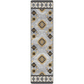 Image of an area rug, Wild Whiskey - Grey and Gold