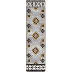 Image of an area rug, Wild Whiskey - Grey and Gold