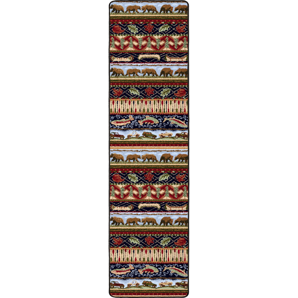 Image of an area rug, Wilderness Trek - Multi