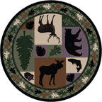 Image of an area rug, Wildlife Retreat - Multi