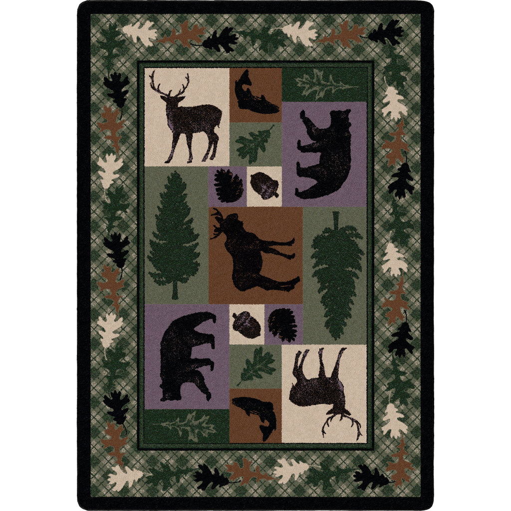 Image of an area rug, Wildlife Retreat - Multi