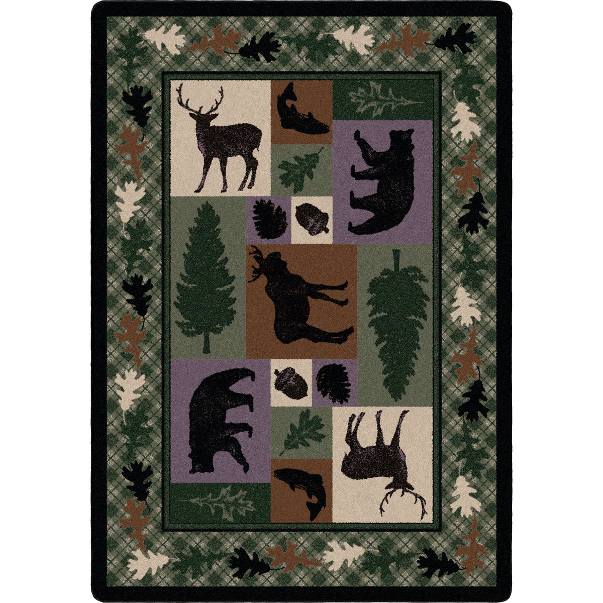 Image of an area rug, Wildlife Retreat - Multi