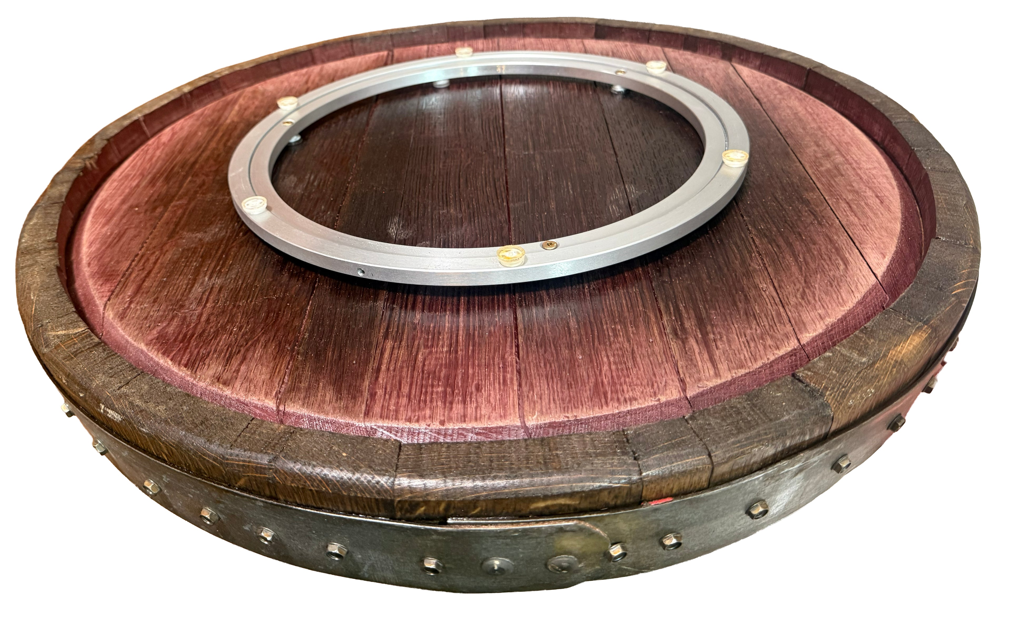 Wine Barrel Lazy Susan