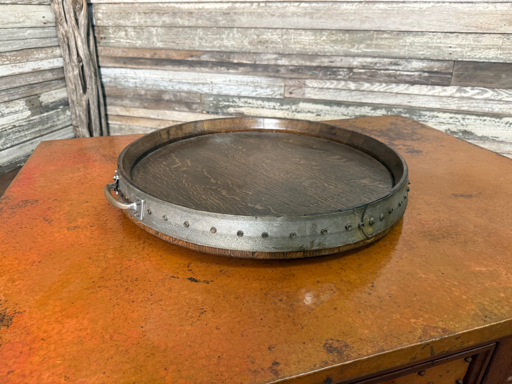 Wine Barrel Lazy Susan