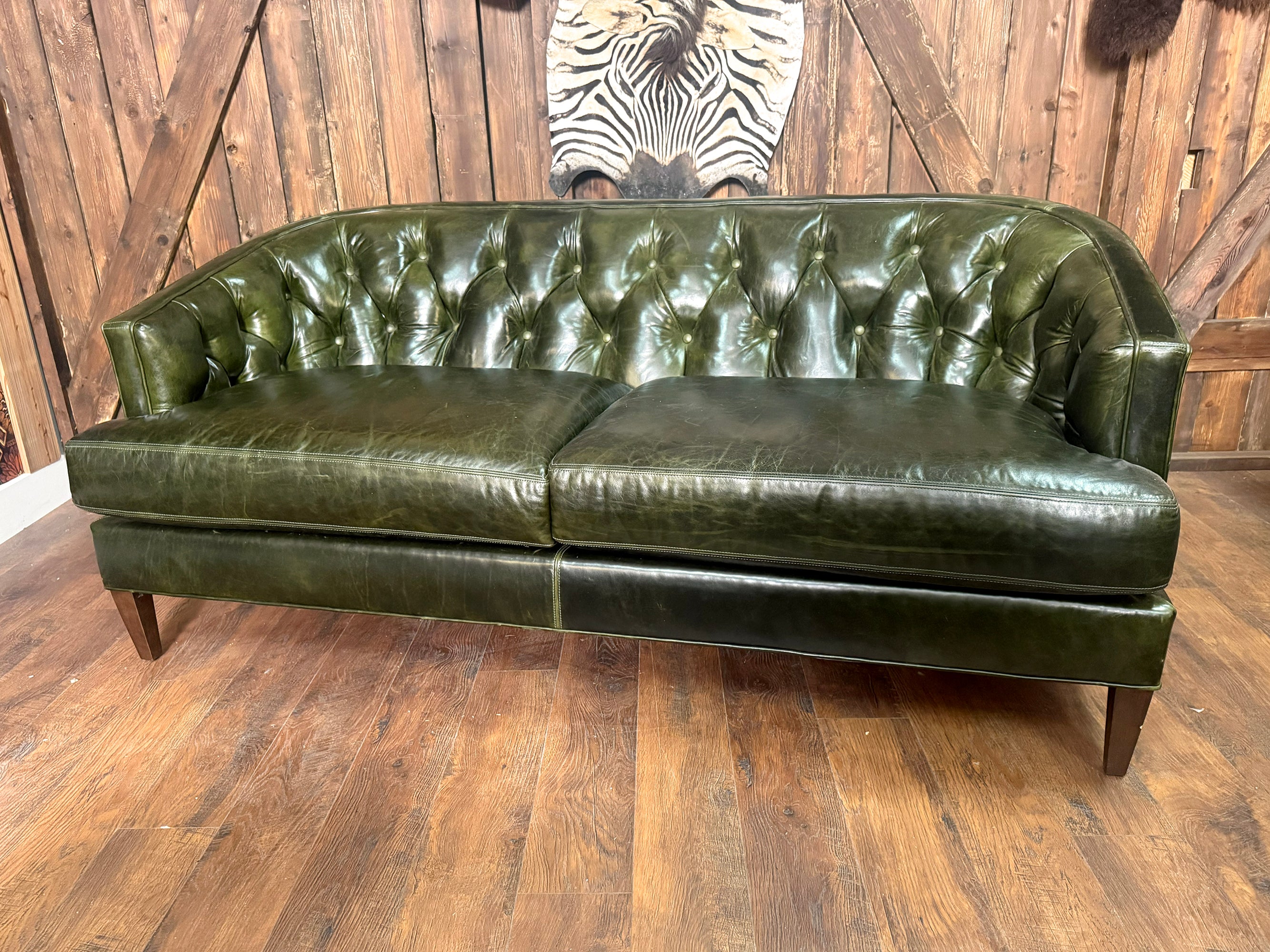 Winterpine Tufted Bardot Sofa