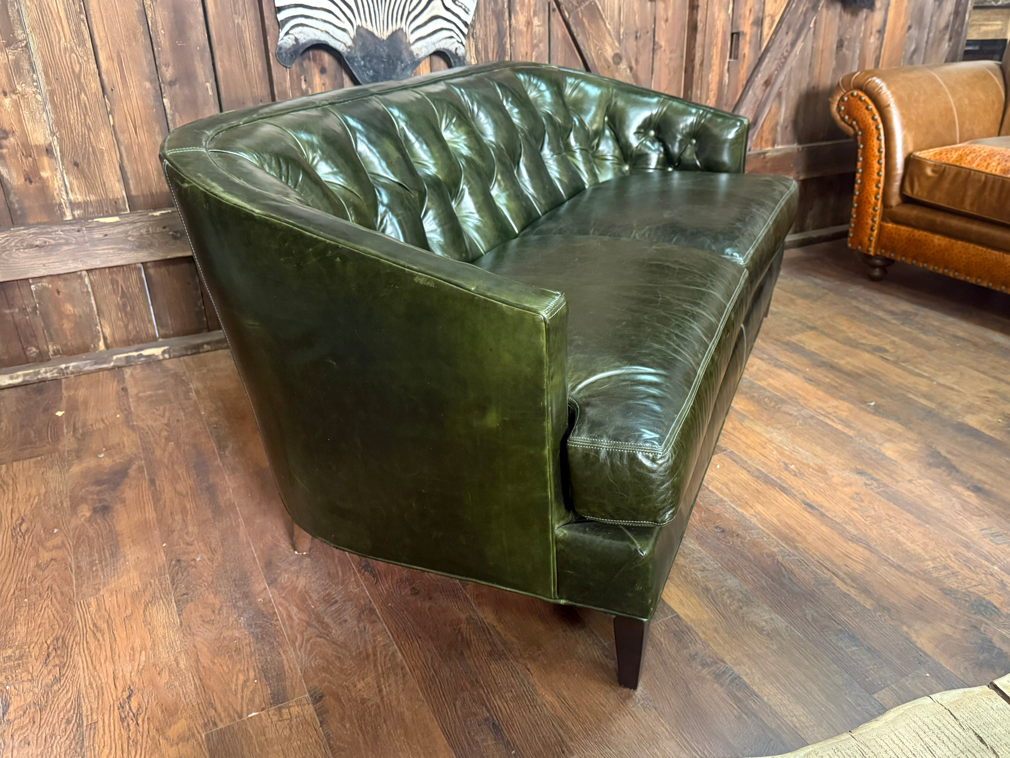 Winterpine Tufted Bardot Sofa