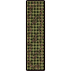 Image of an area rug, Wooded Pines - Green
