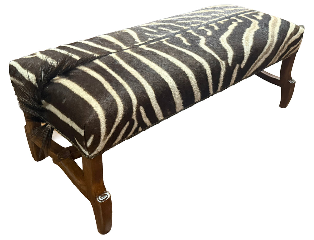 Woodland Zebra Bench