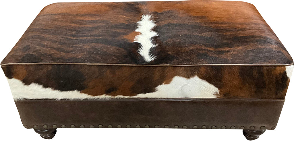 Cowhide Ottoman - 45" x 24"