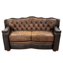 Load image into Gallery viewer, Yellowstone Curved Tufted Loveseat