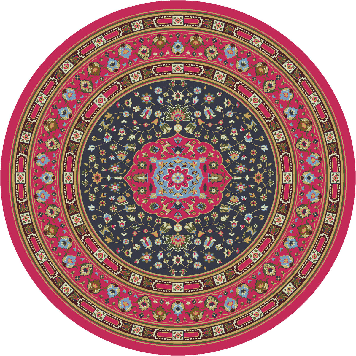 Image of an area rug, Zanza - Cardinal