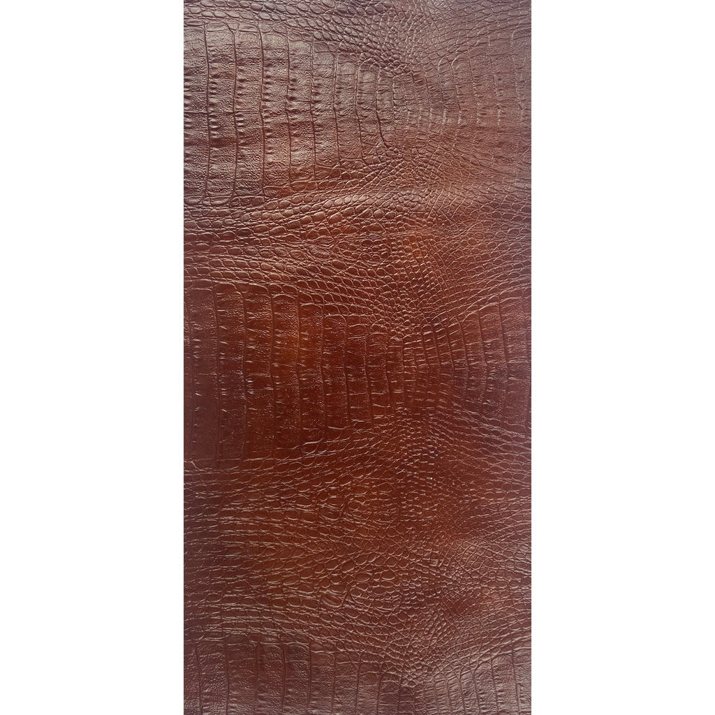 Armani Red Brown Croc