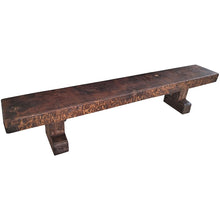 Load image into Gallery viewer, Rustic Farmhouse Dining Table Bench - Custom Handmade Alder Benches