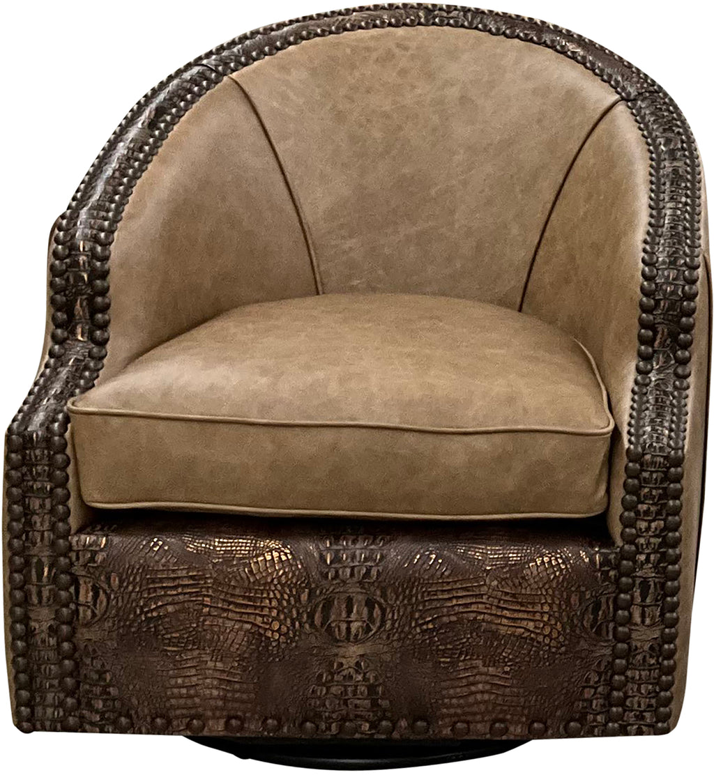 Kudu Barrel Swivel Chair