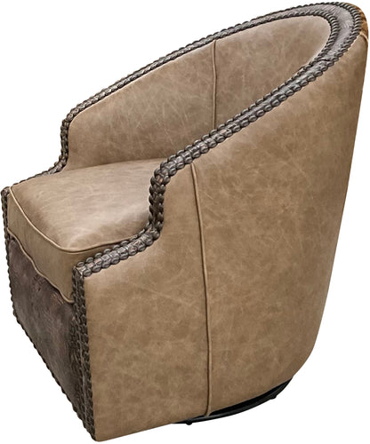 Kudu Barrel Swivel Chair