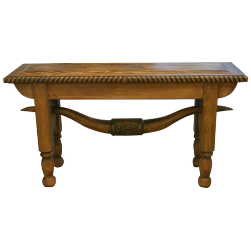 Add authentic Western character to your space with the Frontier Longhorn Rope Console Table, featuring hand carved longhorn steer horns, twist rope detailing, and sustainable solid wood craftsmanship. Perfect for ranch, cabin, lodge, or Western luxury homes. 100% customizable.