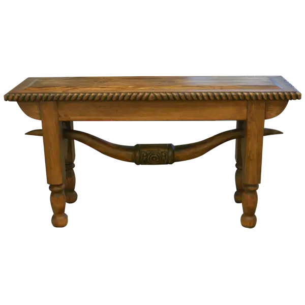 Add authentic Western character to your space with the Frontier Longhorn Rope Console Table, featuring hand carved longhorn steer horns, twist rope detailing, and sustainable solid wood craftsmanship. Perfect for ranch, cabin, lodge, or Western luxury homes. 100% customizable.