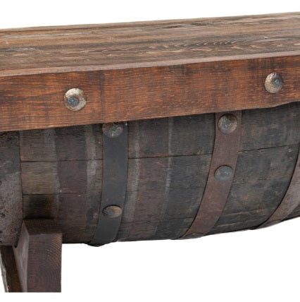 Tequila Barrel Base Coffee/Center Table