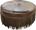 Cowboy Up Ottoman - 36" Round