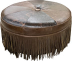 Cowboy Up Ottoman - 36" Round