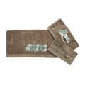 Joshua 3PC Towel Set, Mocha Towel Set