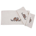 Rebecca Paisley 3PC Bath Towel Set, Cream Towel Set