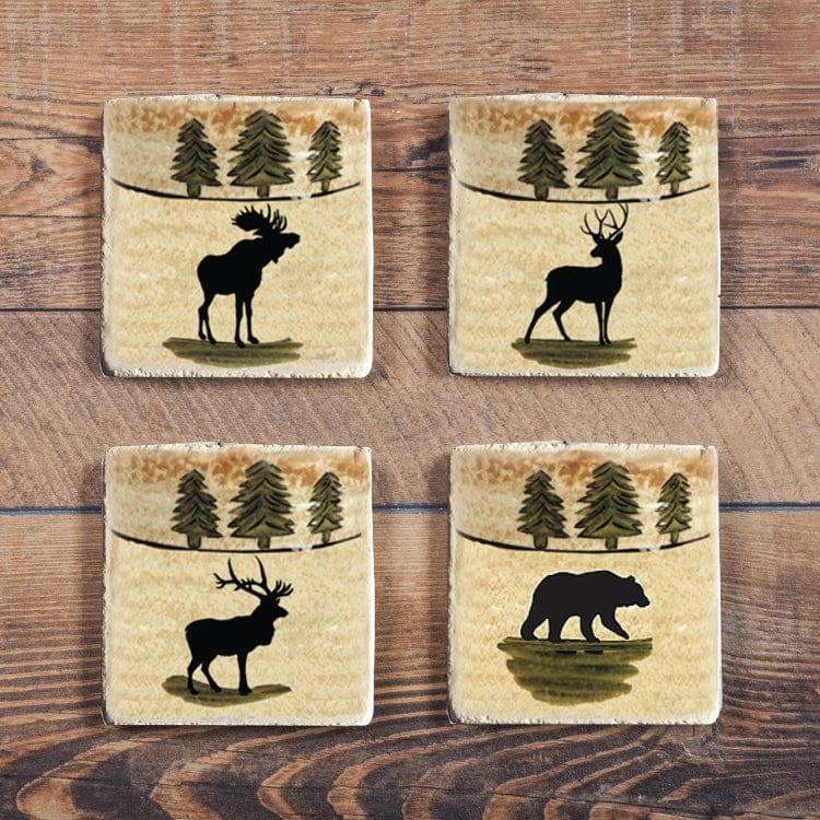 Multi-Animal Coaster, Set of 4 Coasters