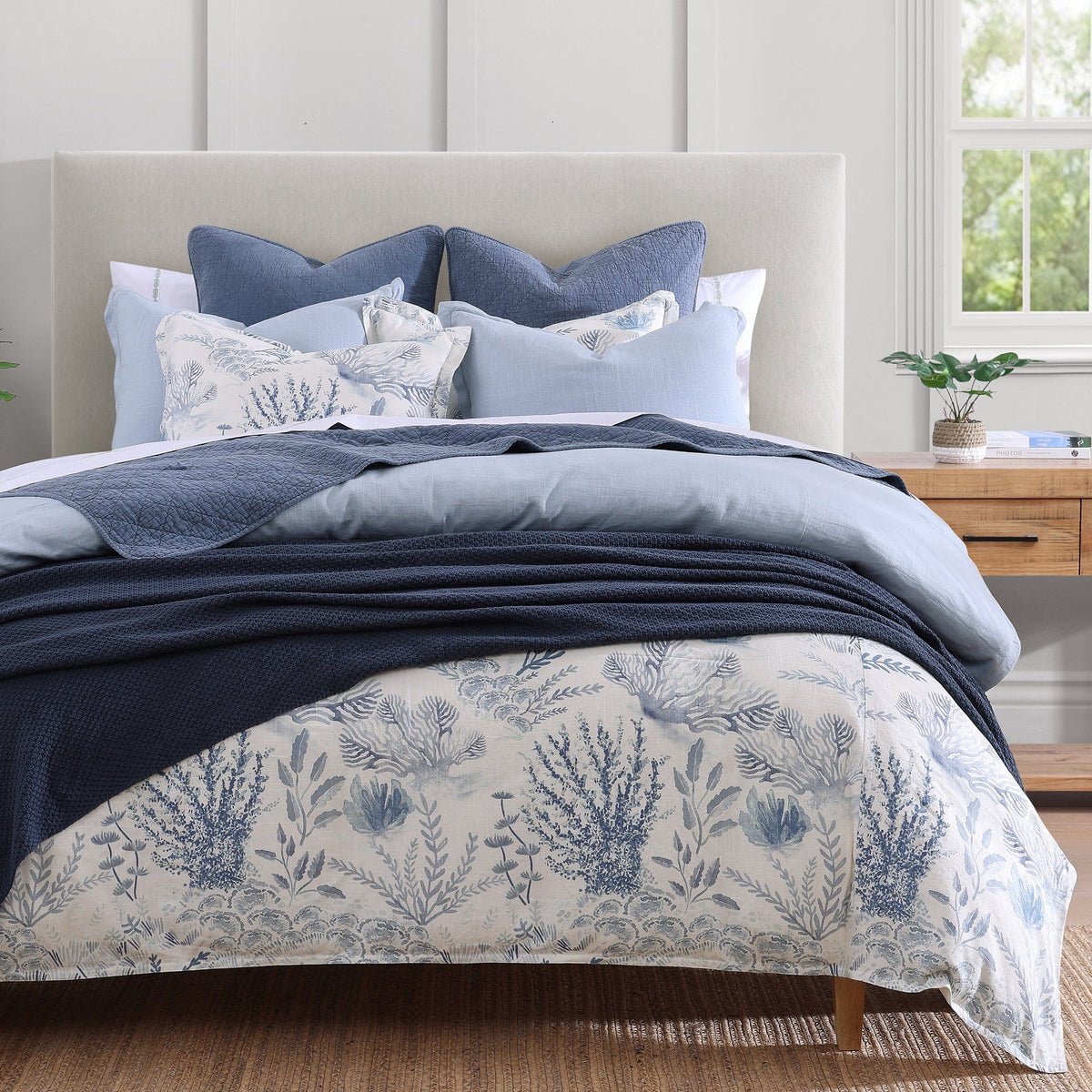 Oceania Bedding Set - Blue
